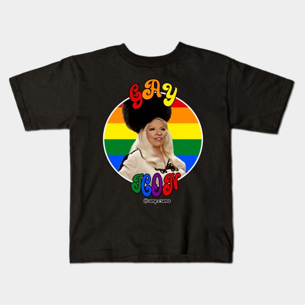 Gay Icon Kids T-Shirt by Camp.o.rama
